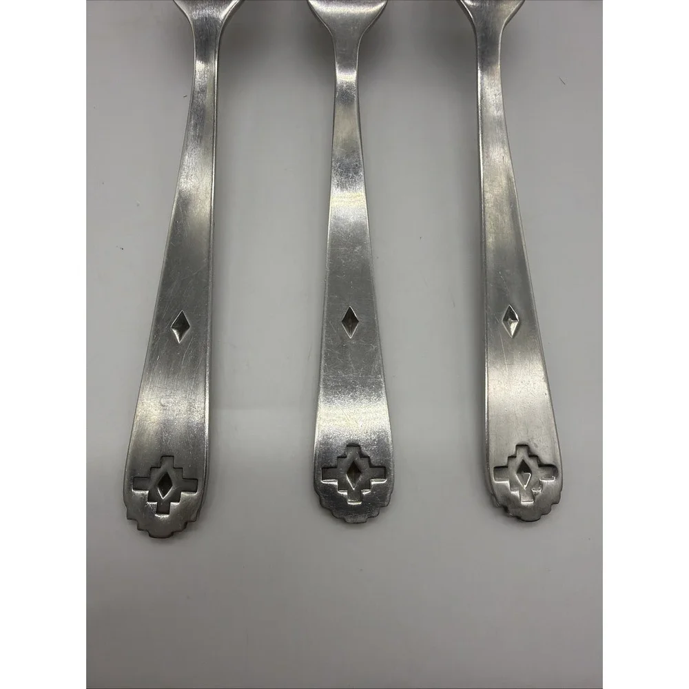 Zia International INSZIA1 Dinner Fork 1847 Rogers Brothers Stainless Steel 3 Lot